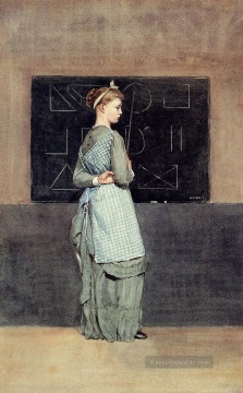 Tafel Realismus Maler Winslow Homer Ölgemälde